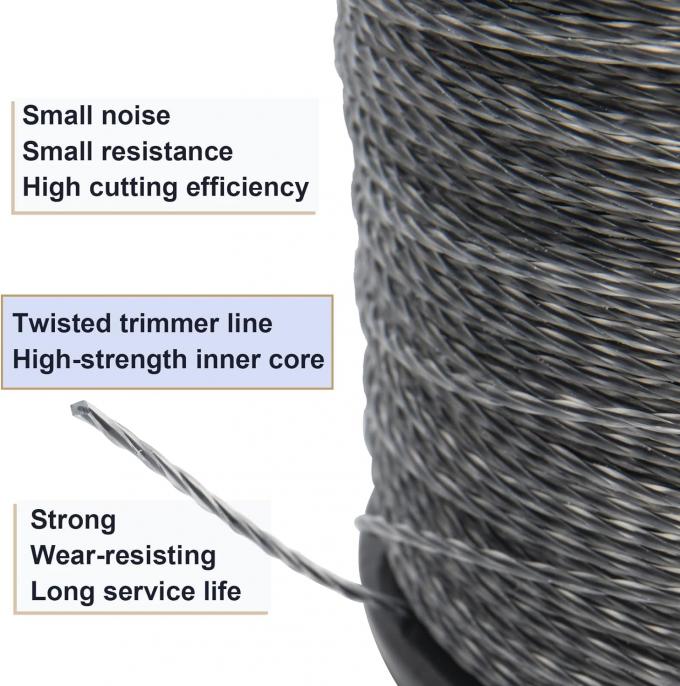 2.4mm 2.7mm 3.0mm 3.5mm Power Tools Gartenteil Gr&uuml;n Trimmer Linie 2kg Spulenverpackung mit kundenspezifischer Unterst&uuml;tzung OEM 2