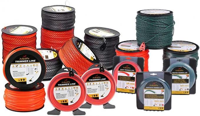 Premium Round Trimmer Line Langlebiger Weed Eater String 1lb, 1kg, 2kg, 20lb Spulenpaket 6