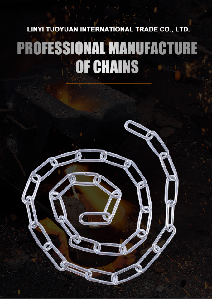 7 mm Warmverkauf Sportger&auml;te Kette Eisen galvanisierte Kette 0