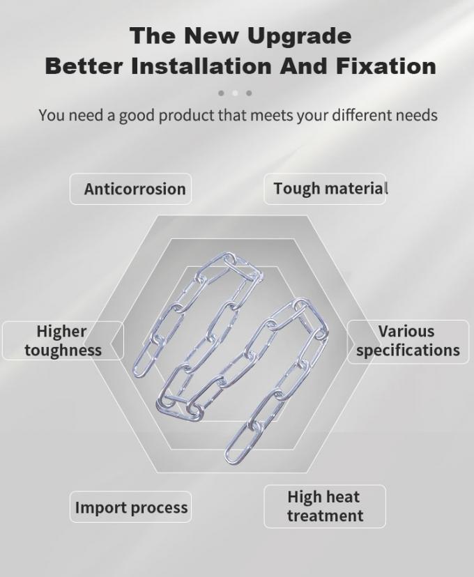 7 mm Warmverkauf Sportger&auml;te Kette Eisen galvanisierte Kette 2