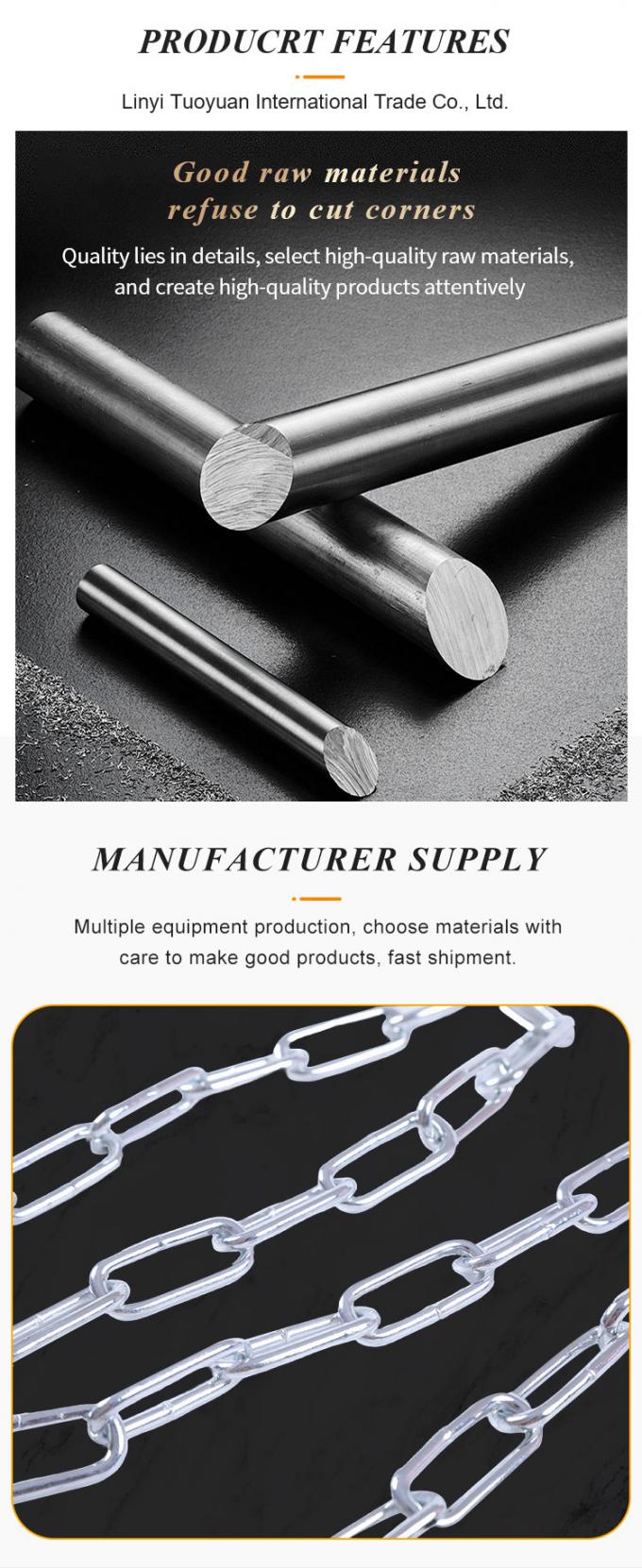 7 mm Warmverkauf Sportger&auml;te Kette Eisen galvanisierte Kette 3