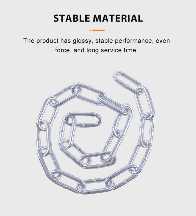 7 mm Warmverkauf Sportger&auml;te Kette Eisen galvanisierte Kette 6