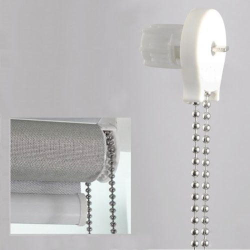 Großhandel mit Roller-Schattenkomponenten 4,5*6mm Roller Blind Ballkette Metallperlenkette für Blinde 2