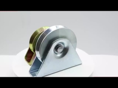 Hotel / Zuhause V Groove Gate Rad Schiebetür Roller Farbe Zinkplattierte Stahlrulle