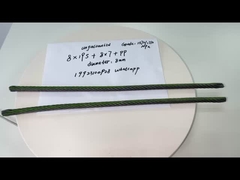 1 / 4 Edelstahlkabel mit 7x19 Konstruktionssträngen Kern Bruchspannung 600 lb