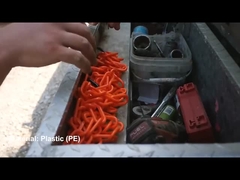 Gelbe Kunststoffkette für wetterdichte Sicherheitsschranke Anpassbar OEM-Akzeptanz