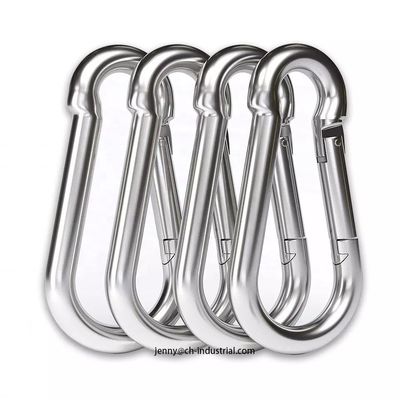 400 lbs Ladekapazität Schlüsselkreuzung Karabiner Klemm Edelstahl AISI304/316 Finish ZINK