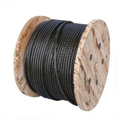 Ein guter Preis. 7x7 1/8' AISI316 schwarzes Oxid-Edelstahldrahtseil für Deckgeländer Online