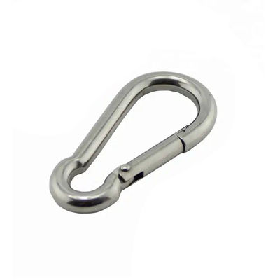 Wasserbehandlung 8mm Edelstahl 304/316 Außenkette Sicherheit Spring Clip Carabiner Snap Hook OEM