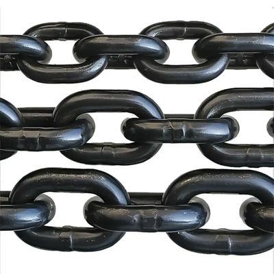 Ein guter Preis. Schwarze Oberfläche Standard High Test Stahl Runde Förderkette für hohe Haltbarkeit Online
