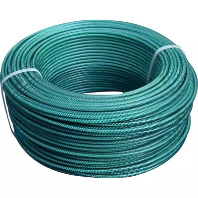 kaufen Kaltverbundene Stahlspezielle PVC / Nylon beschichtet Edelstahldrahtseil Flugzeugkabel online manufacture