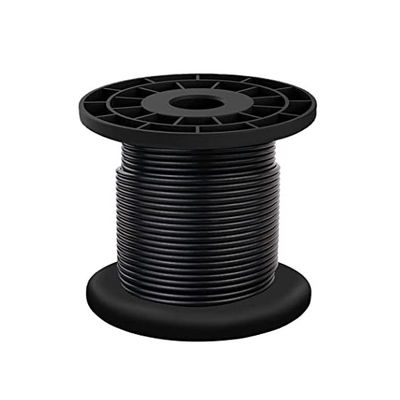 Ein guter Preis. AiSi Standard 304 Edelstahldrahtkabel Schwarz Vinylbeschichtetes Lichtdrahtseil für den Außenbereich Online