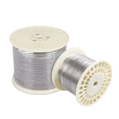 Ein guter Preis. Dauerhaftes AISI304 1X19 6mm Drahtseil zum Biegen im Bergbau Online