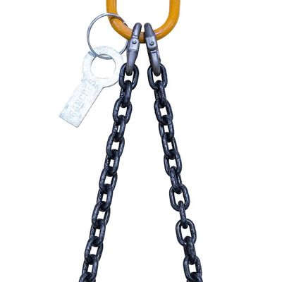 kaufen 40 Tonnen Lastkapazität 20Mn2 Kette Hebekette Schlinge mit Master Link 12M Langes Doppelbein online manufacture