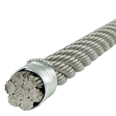 Ein guter Preis. Nichtlegiertes 7*37 Bauwerk 30mm Edelstahldrahtseil 304 Toleranz ±1% Online
