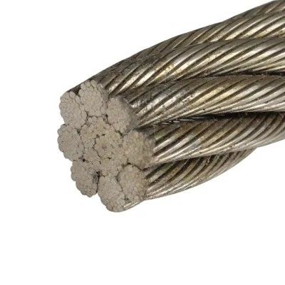Ein guter Preis. Nicht galvanisiertes/galvanisiertes Stahldrahtseil zum Heben 8x19S FC/IWRC Kabelschienen Typ des Stahlkerns Online