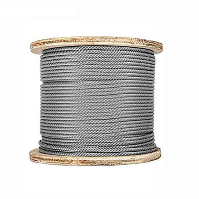 Nichtlegiertes Edelstahl ACSR ASTM A475 1X19 Strang Galvanisierter Stahlstrang Standdraht für Oberleiter