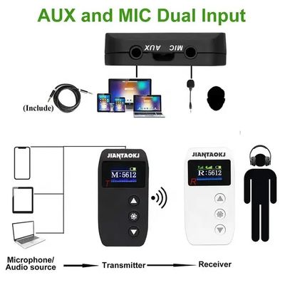Whisper Audio Tour Guide Restaurant Server Paging System Drahtloses Mikrofon