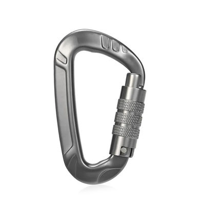 12KN Aluminium Camping Carabiner Snap Hook zum Klettern OEM akzeptiert