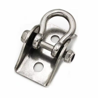 Fabrik Schwerlast-Edelstahl 304 316 Swing-Hanger-Bogen-Fessel-Typ-Decken-Schwenk-Hängehaken für Yoga-Hängematte
