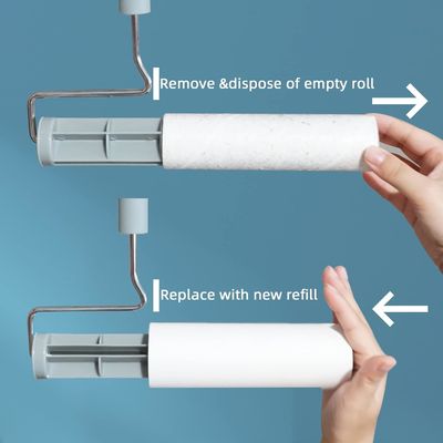 Hohe Klebrige Haustierbedarf Lange Handgriffe Große Oberfläche Lint Roller zum Entfernen von Haustier Hund und Katze Haare