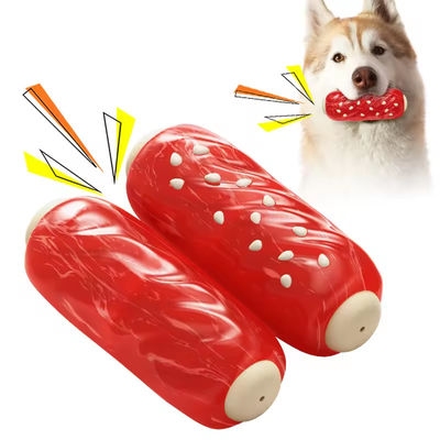 Anpassungsfähige Farbe Haustierprodukte Druckfeste Schleifstange Hunde-Spielzeug