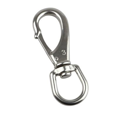 Ein guter Preis. OEM Polster aus Edelstahl Runder Auge Schwenk-Spring-Hook Schwenk-Auge-Snap-Hook Online