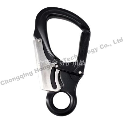 Galvanisierte Hardware Kletterkarabiner 35KN Luftfahrt Aluminium Außenhaken Sicherheitsschloss Bergsteiger Ausrüstung