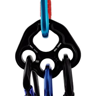 Ein guter Preis. Versatile Kraftverteilungsplatte mit mehreren Löchern Klettergerät Ankerpunktgerät Online