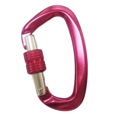 Verzinkte Hardware Luftfahrt Aluminium D-förmige Karabiner wesentliche Ausrüstung für das Klettern
