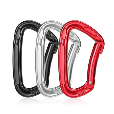 Fertigstellung OEM 22-24 KN Carabiner Hook 7075 Aluminium Carabiner Klettersicherheit Snap Hook