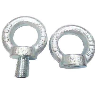 ZINK-Abschluss-Auge-Schraube-Augen-Schraube M6-M36 Kohlenstoffstahl-Hofring mit galvanisiertem DIN580