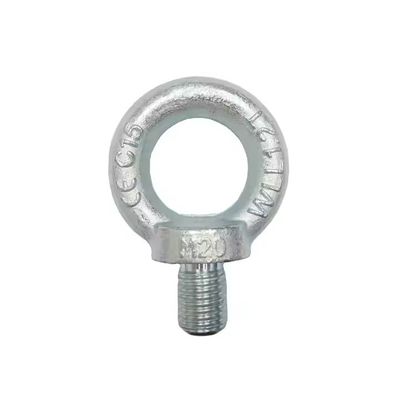 ZINK Finish Hochspannungs-Kohlenstoffstahl Schulter-Auge-Schraube DIN 580 galvanisierte Schwerlast