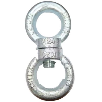 ZINK Finish Heavy Duty Ring Type Oval Threaded Lifting Eye Nut DIN 582 für Kohlenstoff Stahl