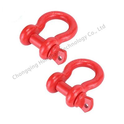 kaufen ZINK Finish Bow Shackle Heavy Duty für Rigging Lifting und Lebensmittel Getränke Anwendungen online manufacture