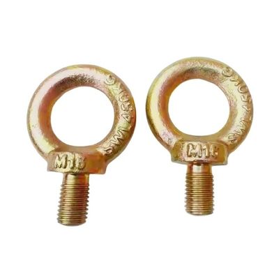 Gelb-Zinkplattierte Stahl JIS 1168 Lifting Eye Bolt für langlebiges und robustes Heben