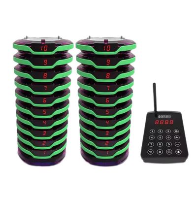 Verbessern Sie Ihren Restaurant-Service mit Touchscreen CoreLink Pager System und 20 Coaster Pager