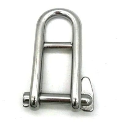 kaufen Edelstahl-Lange-D-Fesseln mit Schrauben-Pin-Rigging-Hardware in polierter Oberfläche online manufacture
