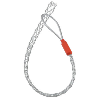 Kabelziehgriff für 6-10mm-Kabel Galvanisiertes Edelstahl Anti-Rutsch-Kabel Traktionshülle Flexible Mesh Seil Kabel 27cm Länge Schwarz