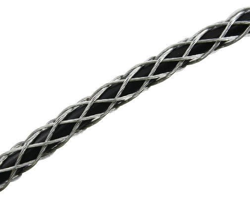 Kabelziehgriffe mit 5mm-Nuss Flexibler Augen-Kit Galvanisierung Stahl Rutschsicherung Rohr Kabel Drahtziehgriffe Lassos 6 Set 4-25mm