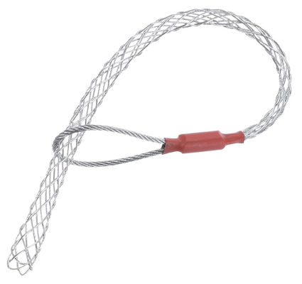 Galvanisierter Stahldraht Greifer 30cm für 10-12mm Kabel Rot angepasste Größe Kabel ziehen Greifer