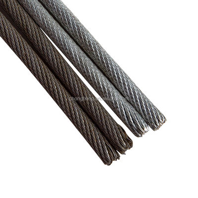 Nicht galvanisiertes Stahldrahtseil 6*24 7FC 200M/COIL
