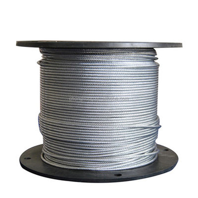 Warmgetränktes Verzinktes Flugzeugkabel MIL-DTL-83420 2000N/MM2 7x19 Stahldrahtseil 3/32'' Rollen mit 2.000 m/je und Made