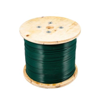Galvanisiertes PVC PU-beschichtetes Stahlkabel Kunststoffbeschichtetes Drahtseil mit GB-Standarddurchmesser 2mm-38mm 7*19