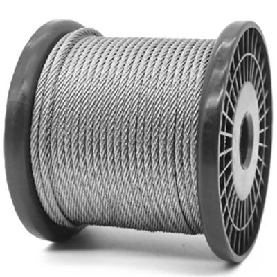 6x19 IWRC Edelstahlkabel Seil Drähte Seil T/S 1570Mpa 1000mtrs in Sperrholz Spirale vorgeformt