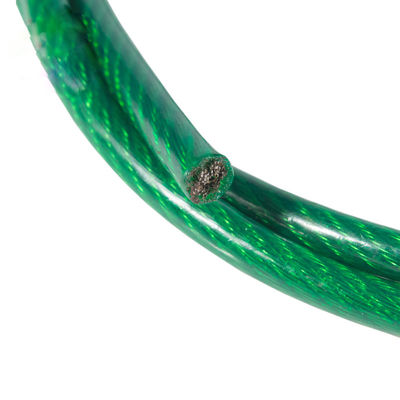 Flexibles PVC- und PU-beschichtetes Edelstahldrahtseil für langlebige Leistung