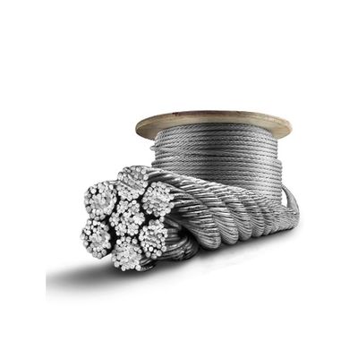 8mm 10mm 12mm 14mm 14mm 20mm galvanisiertes Stahldrahtseil/Kabel zum Heben mit Zugfestigkeit 1570Mpa-2160Mpa in der Spule