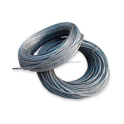 Edelstahldrahtseil AISI304/316 1,5 mm 2 mm 3 mm 6 mm 4,5 mm 6 mm 28 mm 32 mm 6x37 für Durchmesser 6-44 mm und Verarbeitungsdienst