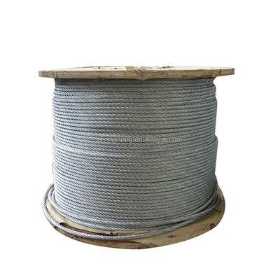 Ein guter Preis. 12 mm 6x12 7FC Galvanisiertes Stahldrahtseil für Kran und Hebegeräte Toleranz ±1% OEM Korrosionsbeständig Online