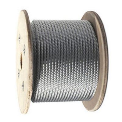 Anpassung Oberflächenveredelung Inoxkabel 304 316 304L 316L Edelstahlkabel 7x19 Drahtseil für OEM-Annahme